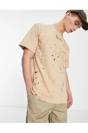 Karl Kani Paint splatter t-shirt in beige