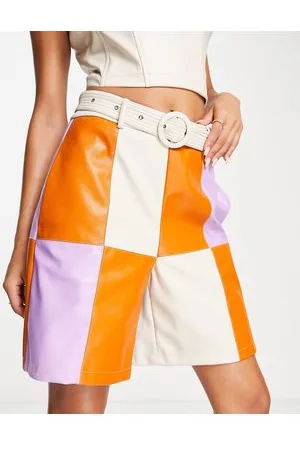 Amy Lynn High waisted belted PU short in