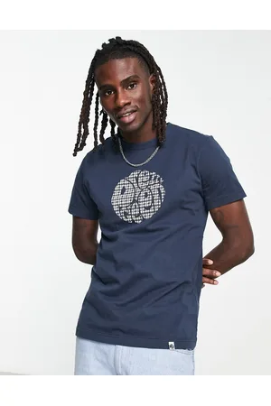 Pretty Green Houndstooth logo t-shirt in