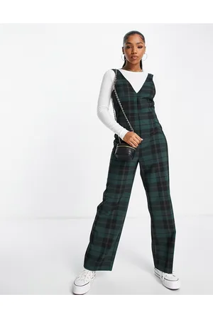 Monki Dungarees in check