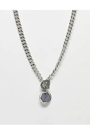 Icon Brand Corazon prestine chunky hexagon necklace in