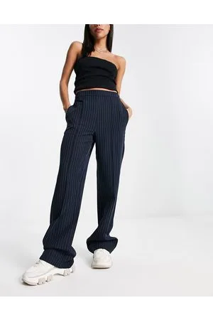 Pieces® Tailored trousers co-ord in pinstripe