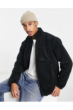 Volcom Muzzer Fuzzar full zip sherpa fleece in