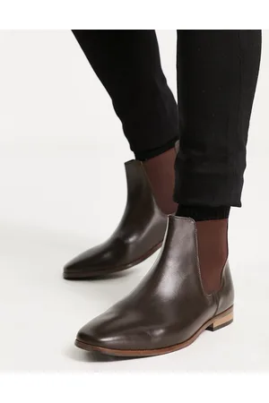 French Connection Leather chelsea boots in
