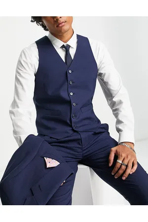 Noak Premium wool-rich skinny suit waistcoat in