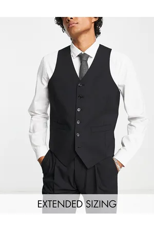 Noak Premium wool-rich slim suit waistcoat in