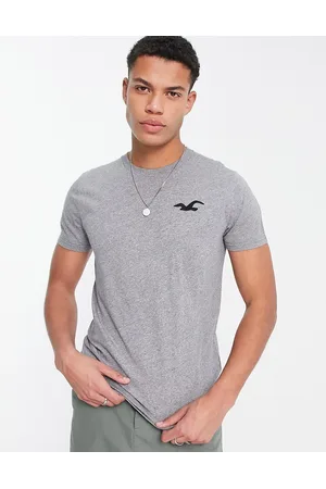 Hollister Exploded icon logo t-shirt in marl