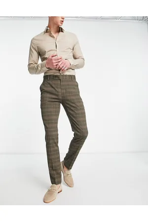 Bolongaro Check suit trouser