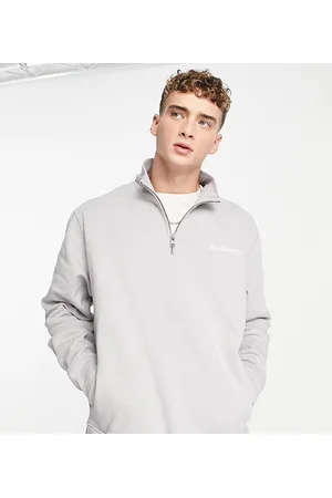 AllSaints X ASOS exclusive sweatshirt in ash