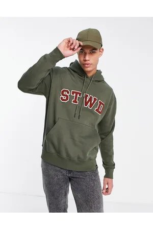 Pull&Bear STWD hoodie in khaki