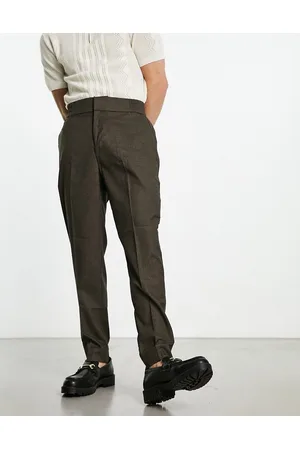 Original Penguin Carrot fit smart trousers in check