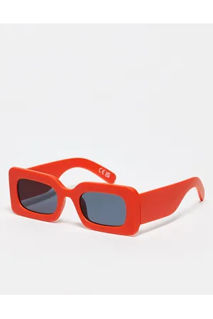 Jeepers Peepers Matte rectangle sunglasses in