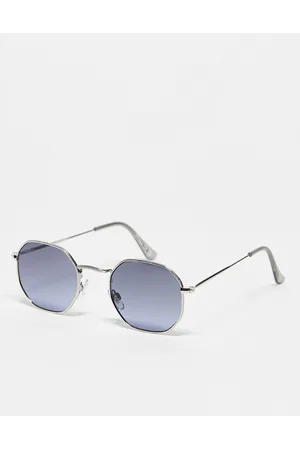 Jeepers Peepers Round hex sunglasses in