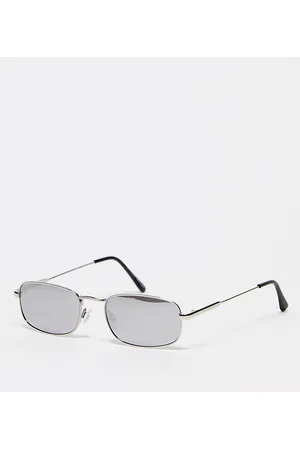 Jeepers Peepers X ASOS exclusive square sunglasses in reflective