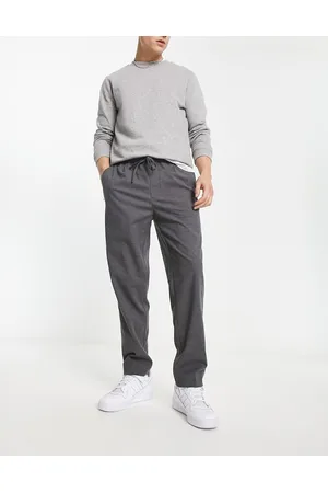 Pull&Bear Men Chinos - Textured smart trousers in exclusive @ ASOS