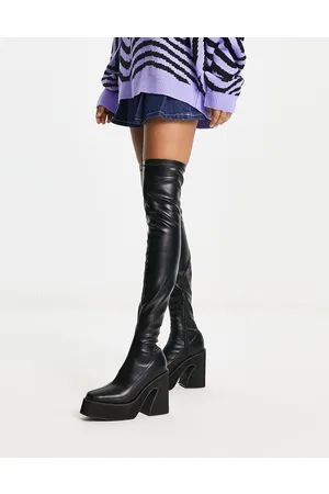 Koi Footwear KOI Damar chunky over the knee boots in