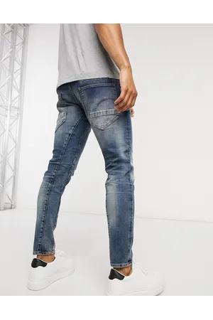 G-Star Men Slim - D-Staq 3D slim fit jeans in medium aged