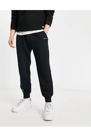 Abercrombie & Fitch Microscale logo cuffed joggers in
