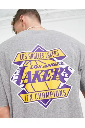 New Era LA Lakers champions backprint t-shirt in