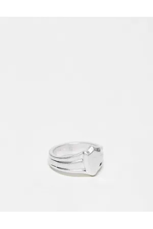 Icon Brand Men Jazz club mini crest ring in