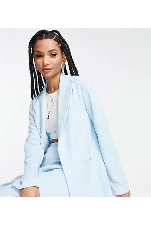 ASOS ASOS DESIGN Tall jersey slouchy suit blazer in pale