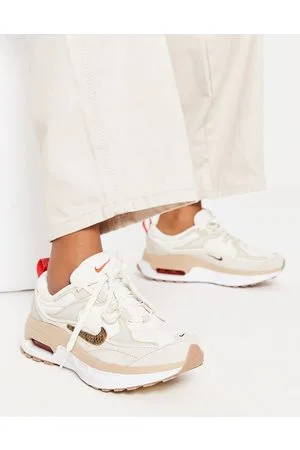 Nike Air Max Bliss trainers in ivory and stone