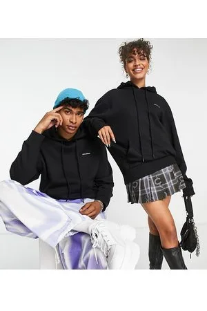 COLLUSION Unisex logo hoodie in