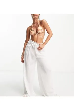 Iisla & Bird Exclusive beach drawstring trouser in