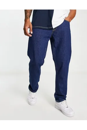 JACK & JONES Intelligence Mike rigid relaxed fit jeans in midwash