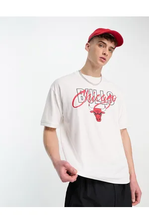 New Era Chicago Bulls script mesh t-shirt in