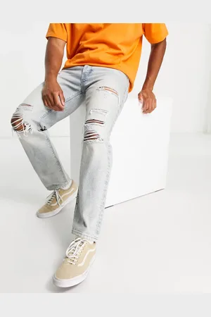 PACSUN Distressed relaxed jeans in