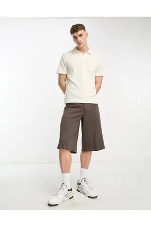 Farah Tomson terry towelling short sleeve polo in off