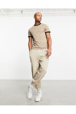 Farah Groves ringer t-shirt in smoky