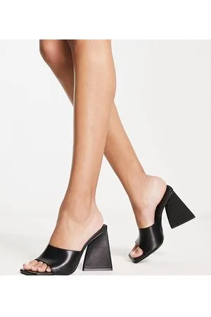 Raid Angel mules with angular heel in