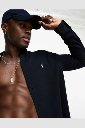 Ralph Lauren Icon logo button down pique shirt in