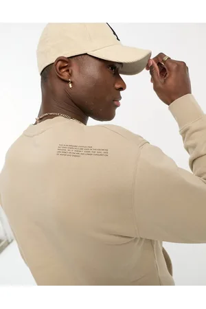 Replay Logo sweatshirt in stone