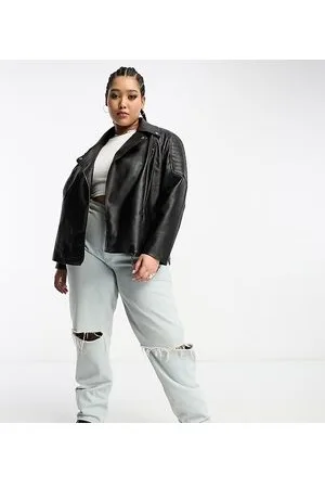 Noisy May Zip up PU jacket in