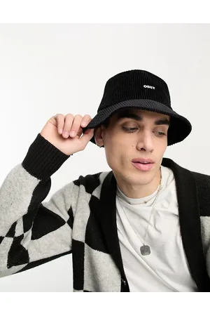 Obey Bold corduroy bucket hat in