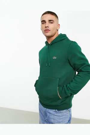 Lacoste Logo hoodie in dark