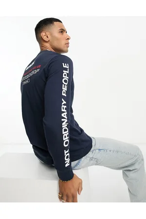 Replay Long sleeve logo t-shirt in