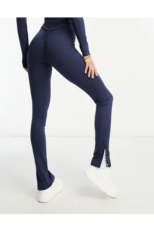 Il Sarto Split hem flare trousers co-ord in navy