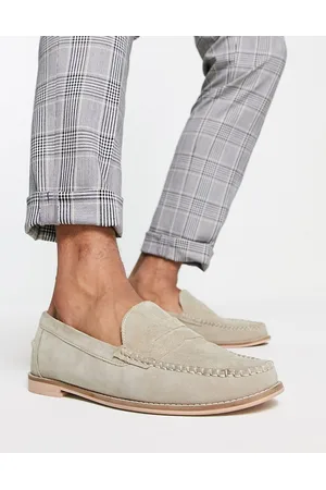 Office Melvin penny loafers in beige suede