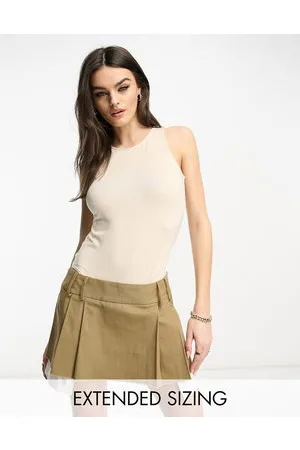 VERO MODA X Joann Van Den Herik sleeveless bodysuit in stone