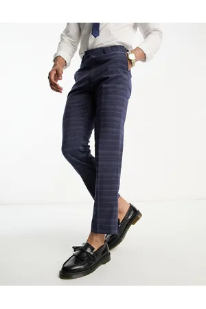 French Connection Suit trousers in marine check