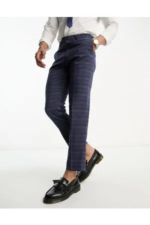 French Connection Suit trousers in marine check