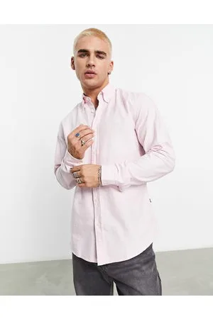 HUGO BOSS Rickert regular fit long sleeve shirt in pastel