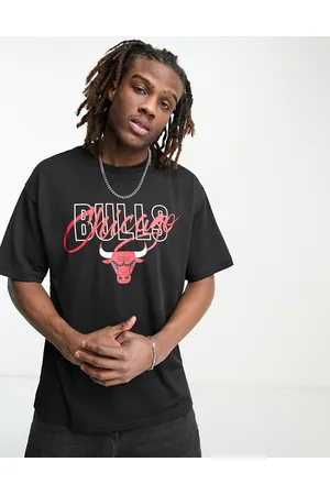 New Era Chicago Bulls script mesh t-shirt in
