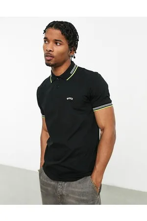 Black polo shirt outlet hugo boss