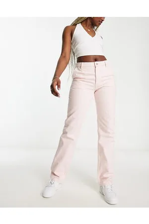 Monki Workwear straight leg jeans in