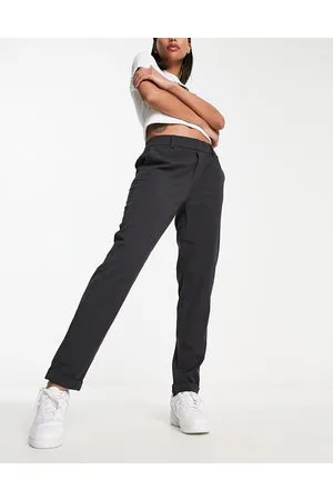 VERO MODA Straight leg trouser in dark